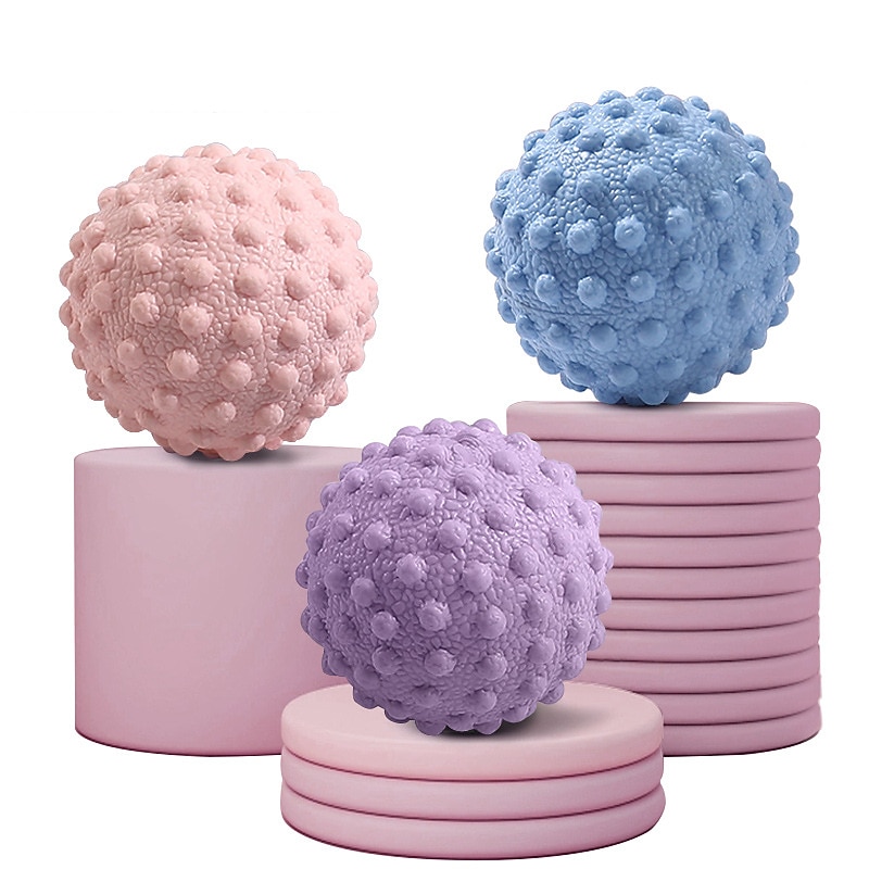 1 Spiky Massage Balls Hard & Soft Combo Stress Reflexology Porcupine Sensory Ball