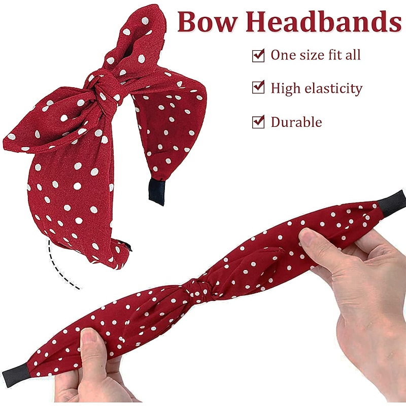 Retro Vintage 1950s Grease Outfits Headband Fancy Dress Women's Masquerade Party / Evening Bachelorette Party Adults Headband4