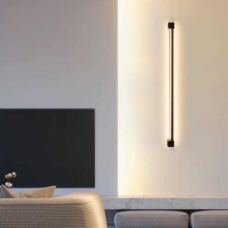 LED Wall Sconces Dimmable Indoor Rotatable Strip Design Wall Light Fixtures for Bedroom Bathroom Hallway Doorway Stairway 110-240V4