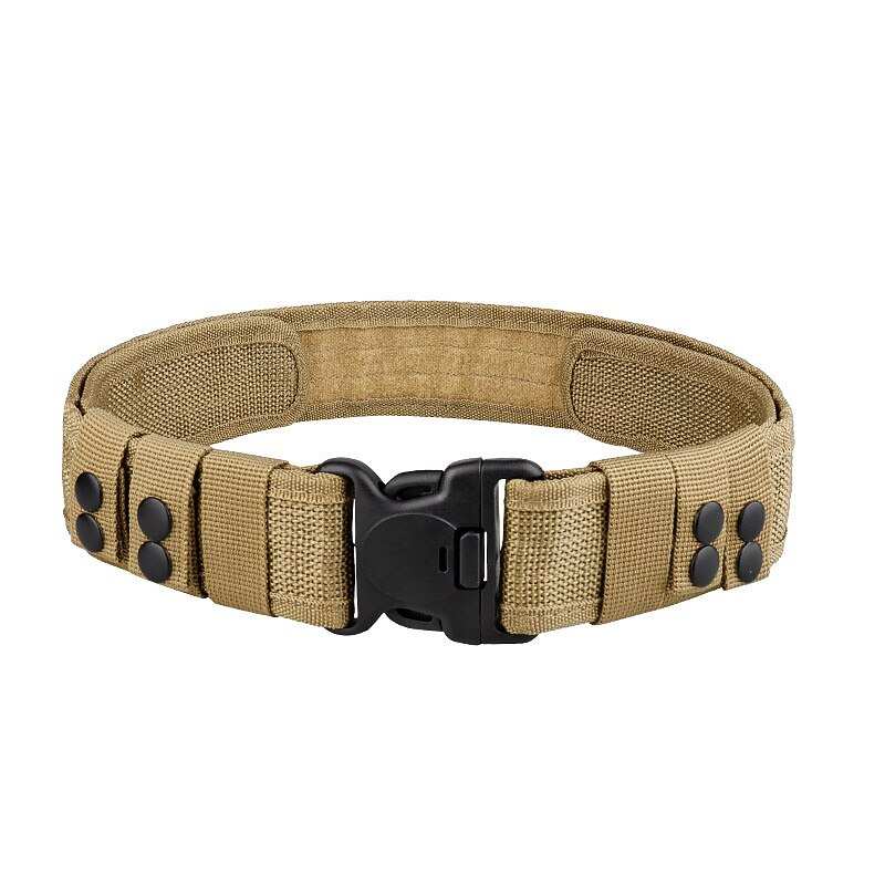 Men's Belt Tactical Belt Nylon Web Work Belt Black Ginger Straw Military Army Plain Daily Wear Going out Weekend3