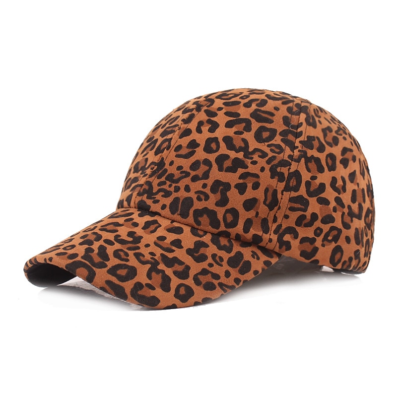 Men's Baseball Cap White Brown Cotton Print Streetwear Stylish Casual Daily Outdoor clothing Holiday Cheetah Print Zebra Print Sunscreen3