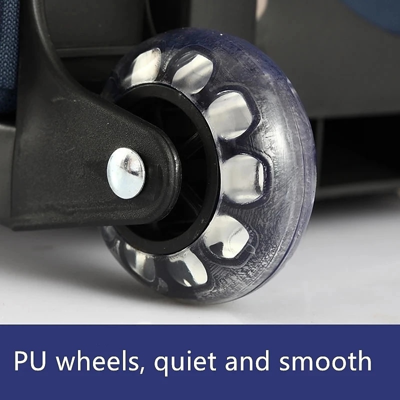 Folding Shopping Pull Cart Trolley Bag with Wheels Reusable Grocery Shopping Bags Eco Large Food Supermarket Vegetables Bags4