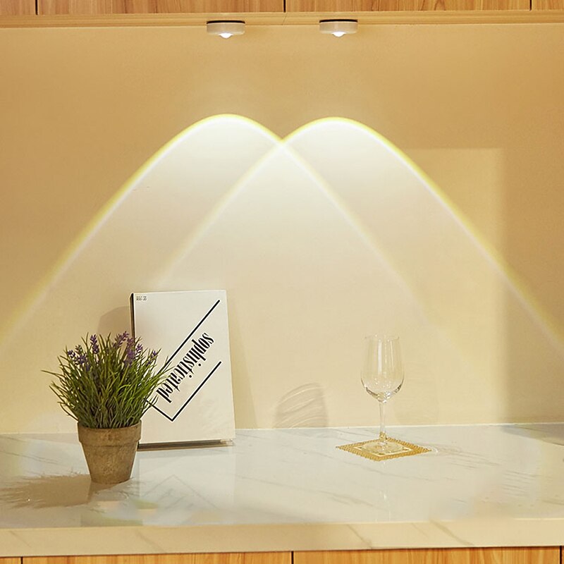 2pcs Cabinet Lights Bedroom Decorative Light Touch Sunset Light Wall Light Kitchen Closet Cabinet Decorative Lighting Ambient Night Light2