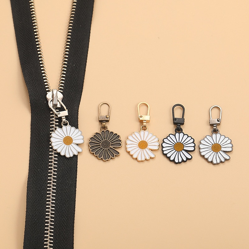 5pcs Detachable Metal Zipper Puller Universal Instant Repair Kit Zipper Sliders Head Repair Kit For Clothing Jacket Sewing Tools4