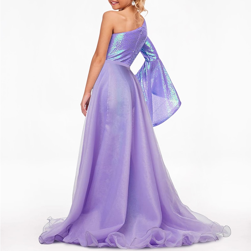 Jumpsuits Floor Length Flower Girl Dress Sequin Pageant & Performance Rainbow Unicorn Juniors Cute Prom Dress Organza with Paillette Sparkle & Shine Rainbow Fit 3-16 Years dress to impress2