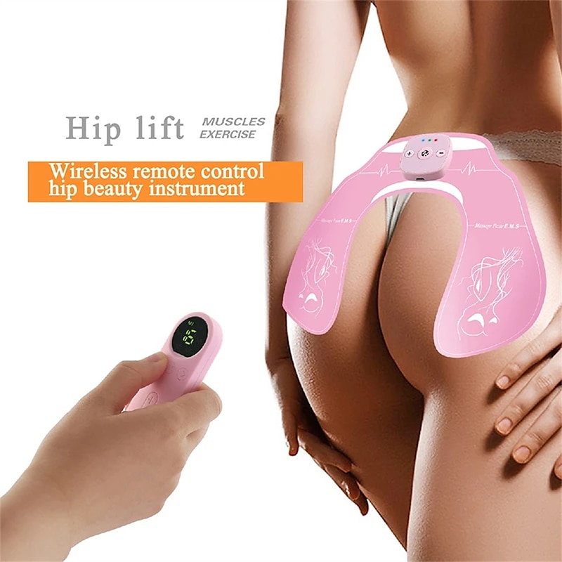 EMS Butt Massage Patch Rechargeable Hip Lifter Stimulator Trainer Muscle Wireless Remote Control Hip Fitness Beauty Instrument - Main Image