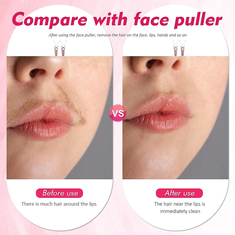 Electric Facial Hair Remover Female Body Leg Face Cotton Thread Epilator Shaver Mini Women Hair Removal Beauty Machine3