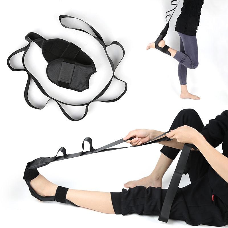 1PC Foot and Calf Stretcher-Stretching Strap For Plantar Fasciitis Heel Spurs Foot Drop Achilles Tendonitis & Hamstring. Yoga Foot & Leg Stretch Stra