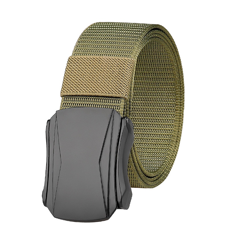 Men's Belt Tactical Belt Nylon Web Work Belt Black Blue Straw Military Army Plain Daily Wear Going out Weekend2