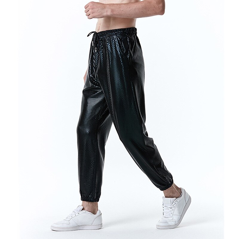Retro Vintage Disco 1980s Pants Jogger Pants Disco Fancy Dress Men's Carnival Costume Carnival Masquerade Party & Evening Bachelorette Party Pride Parade Adults' Pants3