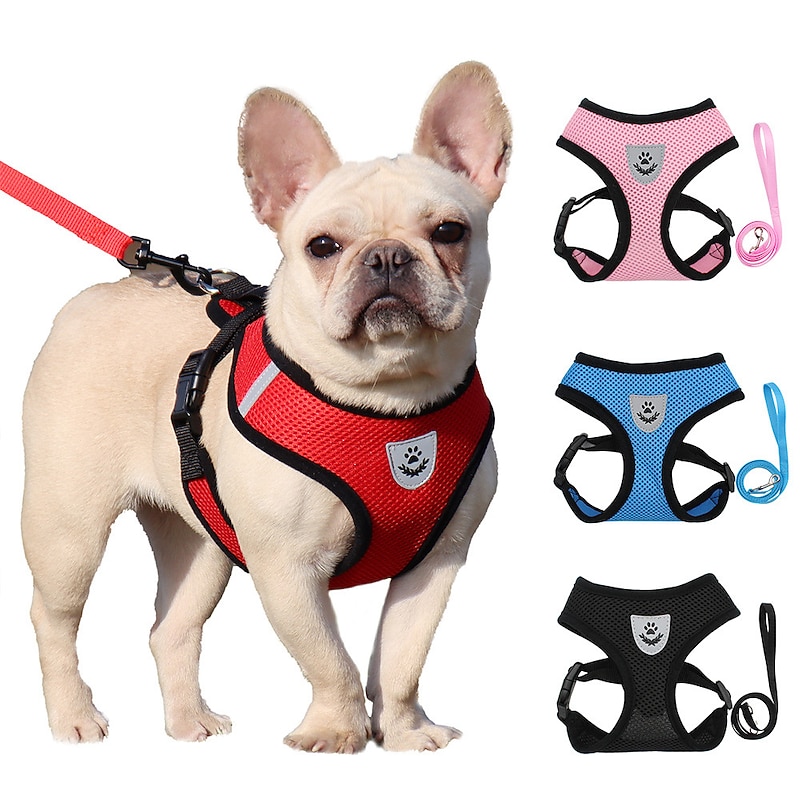 No Pull Dog Harness with Reflective Leash for Cats and Dogs
