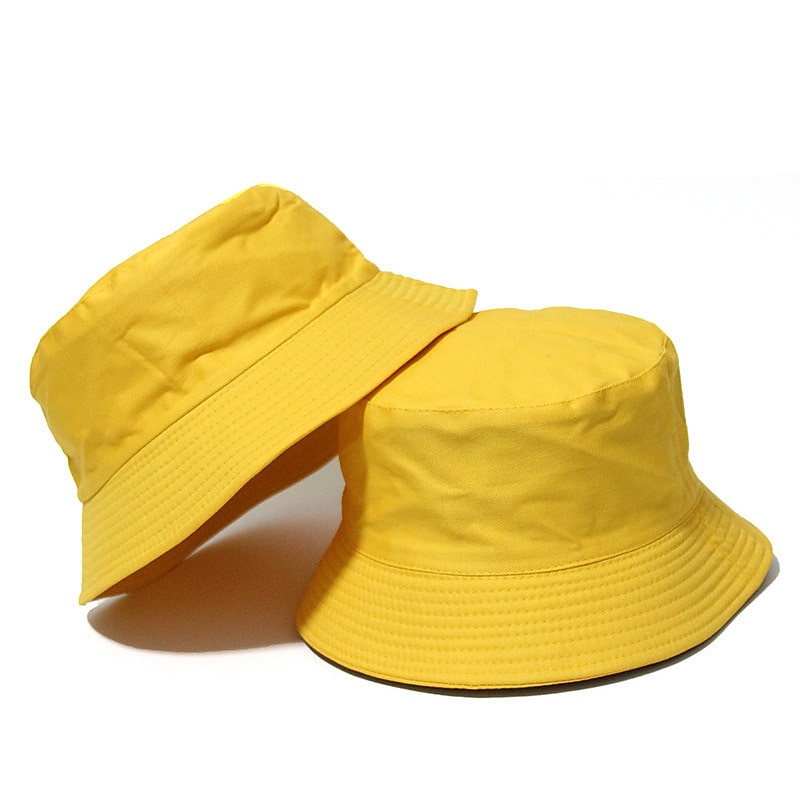 Men's Bucket Hat Sun Hat Fishing Hat Boonie hat Hiking Hat Orange / Blue Yellow / Blue Cotton Streetwear Stylish Casual Outdoor Daily Going out Plain UV Sun Protection Sunscreen Lightweight Quick Dry4