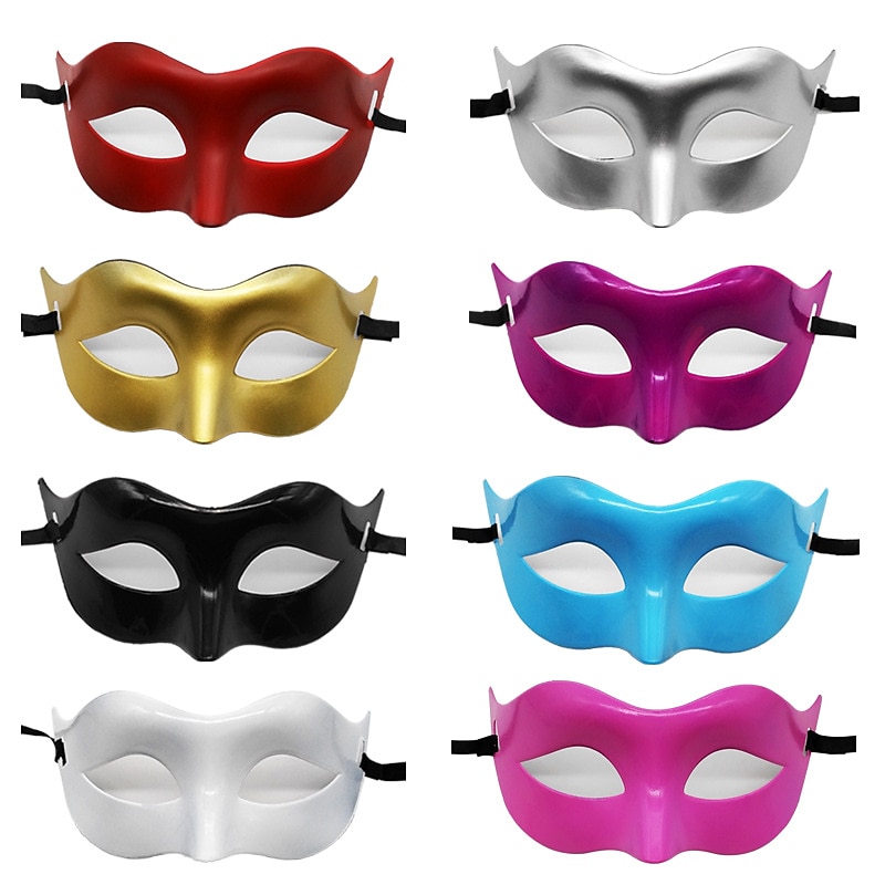 Masquerade Ball Mask Man Half Face Mask Halloween Party Zoro Ball Show Performance Flat Mask