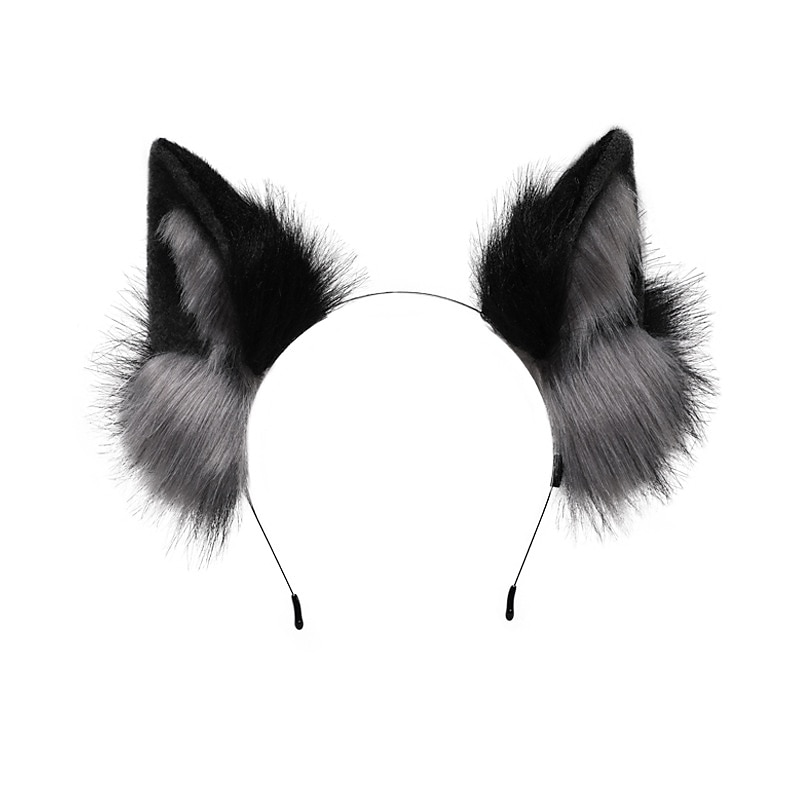 Fox Clip Cat Ears Headband Wolf Paws Cosplay Costume Carnival Fancy Party Costume Accessories