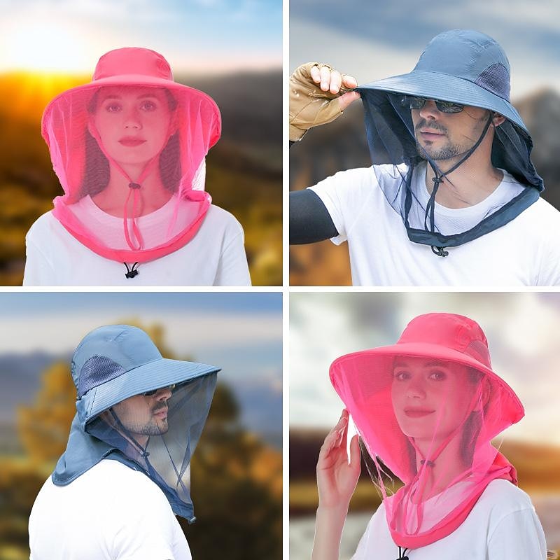 Sun Hat Bucket Hat Fishing Hat Hat Waterproof Portable UV Sun Protection Men's Women's Fishing Activity