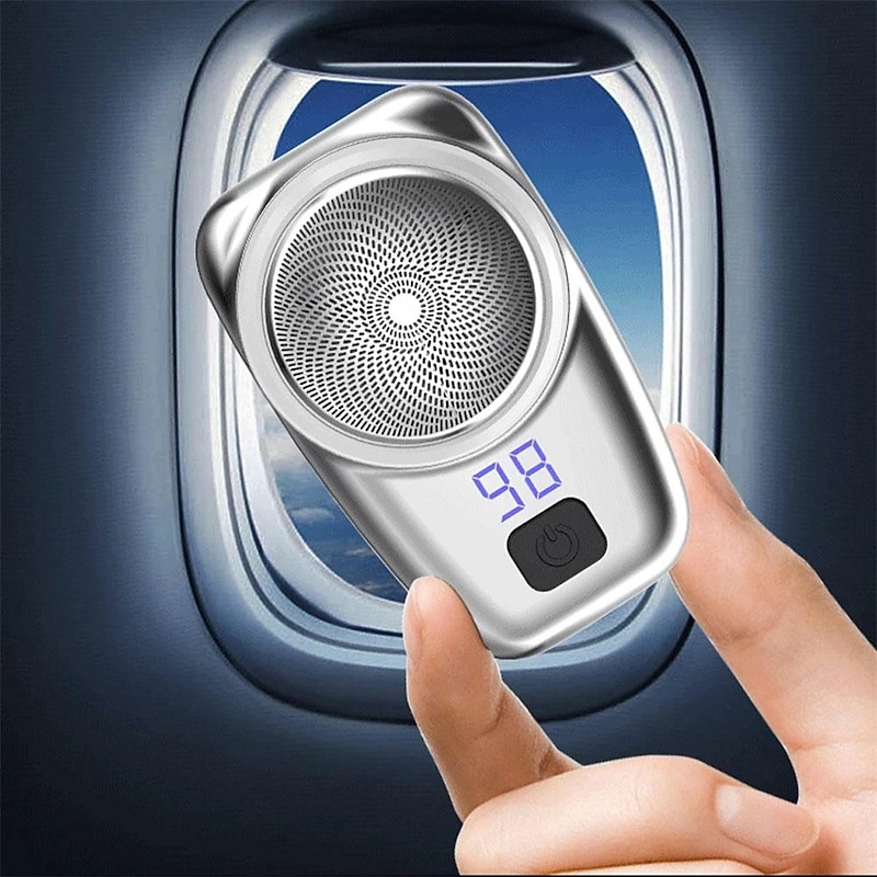 Mini Electric Shaver Men's Portable Electric Shaver Washable Beard Trimmer USB Rechargeable Men's Razor Face Full Body Shave3
