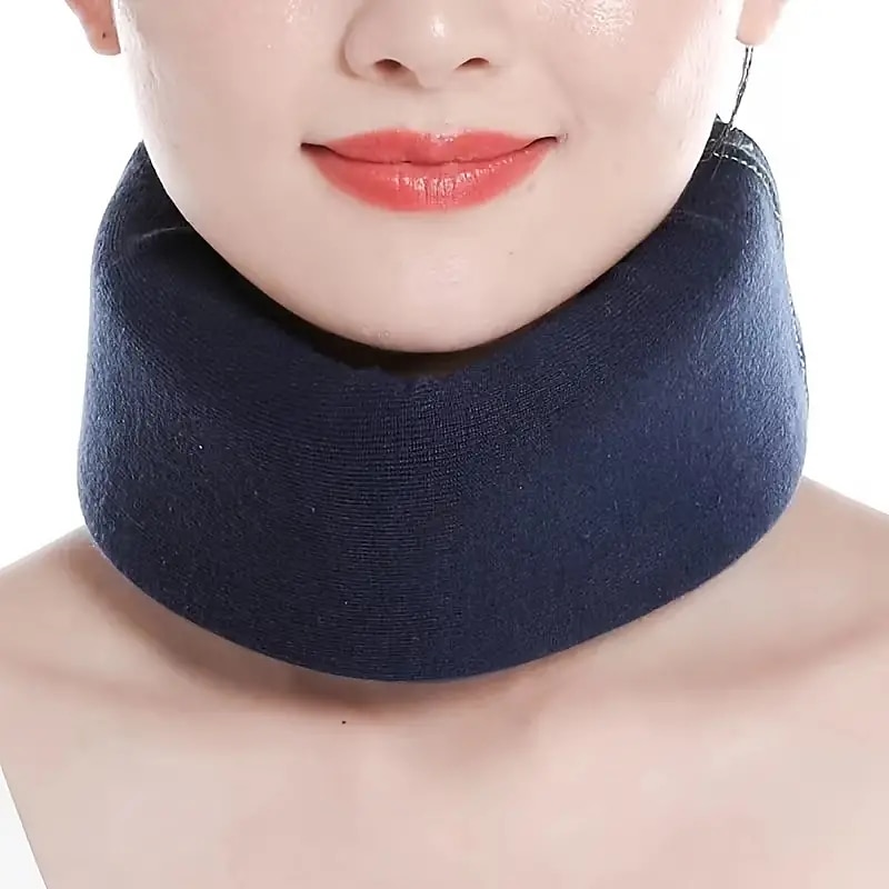 1pc Neck Support Sponge Collar Neck Protection Soft Neck Support Cervical Vertebra Brace Cervical Vertebra Sprain Fracture Fixation Travel Pillow2