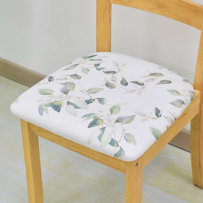 Seat Covers for Dining Room Stretch Boho Chair Slipcover Seat Covers Removable Washable Chair Protector Cushion Slipcovers for Dining, Office
