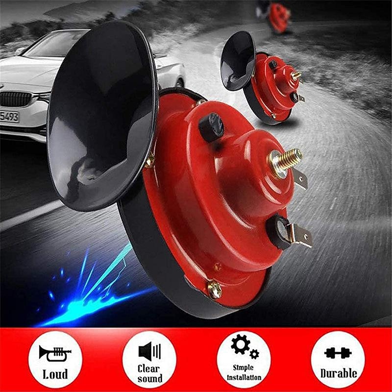 Generation Loud Train Horns For Cars, 12V Waterproof Air Horns Replacement Kit, Car Air Electric Snail Double Horn, Automotive Accessories Universal for Car, Motorcycle, Truck, Bike, Boat4