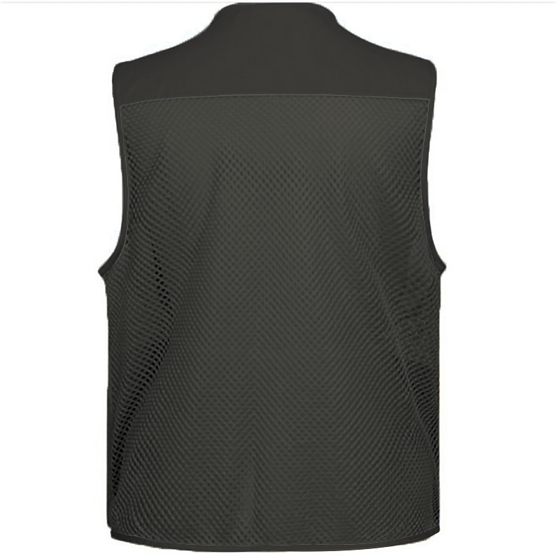 Men's Vest Gilet Fishing Vest Hiking Vest Sleeveless Vest Gilet Jacket Outdoor Holiday Streetwear Chic & Modern Summer Spring Pocket Quick Dry Polyester Breathable Color Block Zipper V Neck Regular4