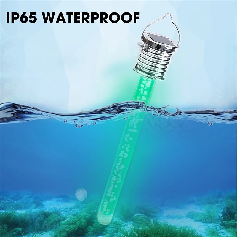 Solar Hanging Light Outdoor LED Lantern for Patio Garden Colorful Outdoor Acrylic Stick Solar Lamp For Yard Garden Tree Decor Lighting 1X 2X4