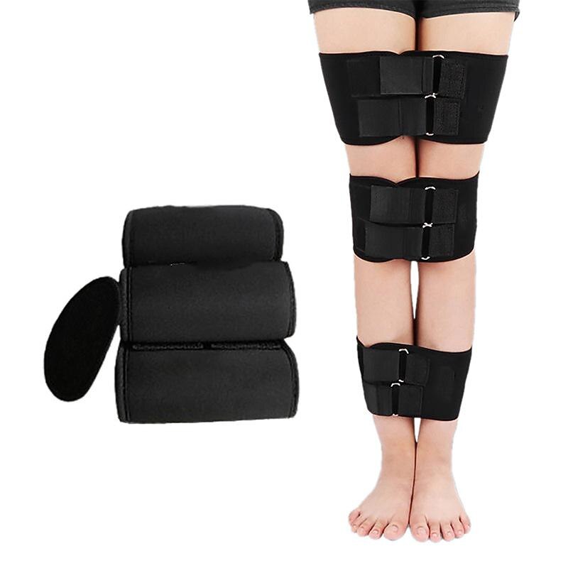 O / X Type Leg Correction Belt Leg Straightener Straps 3 Pcs Legs Posture Corrector Straightening Correction Belt with Knee Pad3