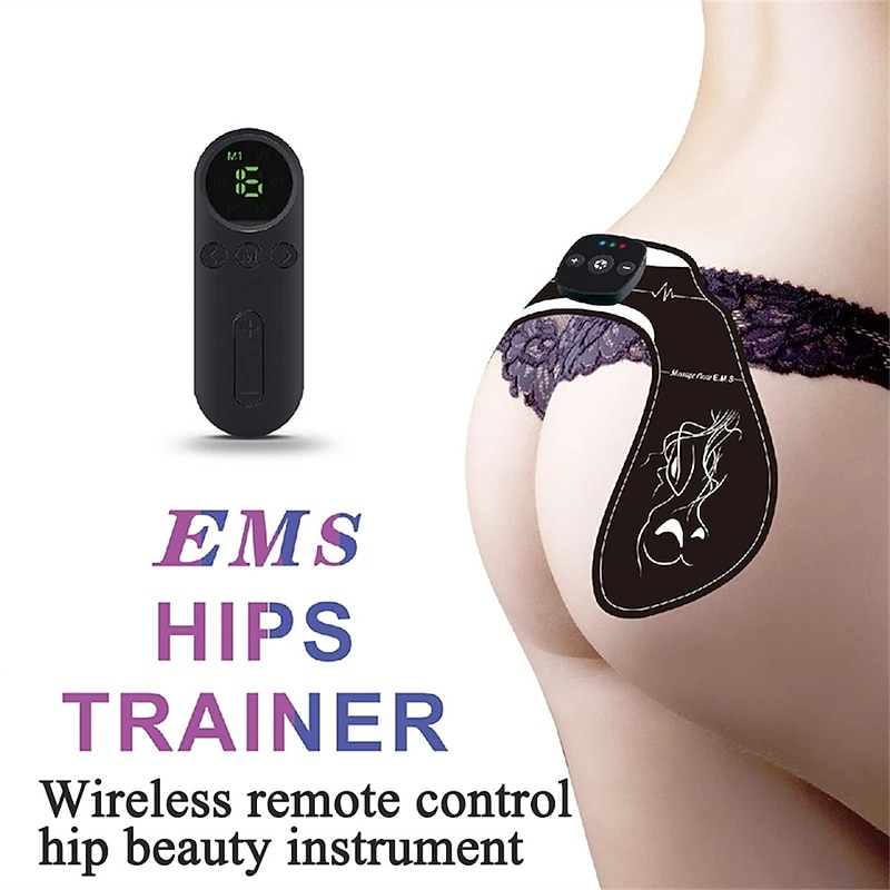 EMS Butt Massage Patch Rechargeable Hip Lifter Stimulator Trainer Muscle Wireless Remote Control Hip Fitness Beauty Instrument4