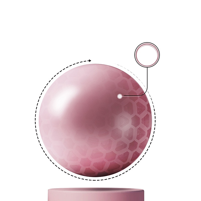 Yoga Ball 25cm Exercise Ball Pregnancy Birthing Ball Chair Flexible Seating Ball Pilates Thickened Anti-Burst Balance Ball for Fitness Workout with Inflator Pump4