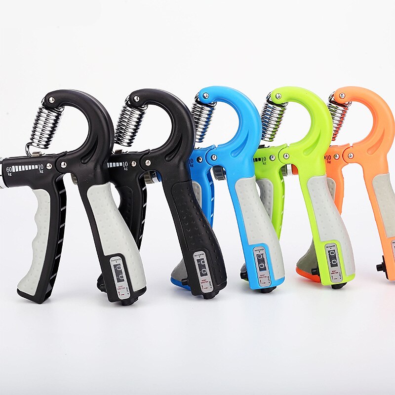 Hand Grip Strengthener Counting hand Grips Workout Adjustable Resistance Strength Hand Grip Hand Grip Strength Exerciser for Muscle Building and Injury Recovery