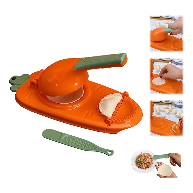 1pc 10in/9in 2 In 1 Dumpling Maker Kitchen Tool Dumpling Maker Dumpling Skin Maker DIY Dumpling Moulds Dumpling Skin Press Pressing Dough Presser Maker Tool Mold3