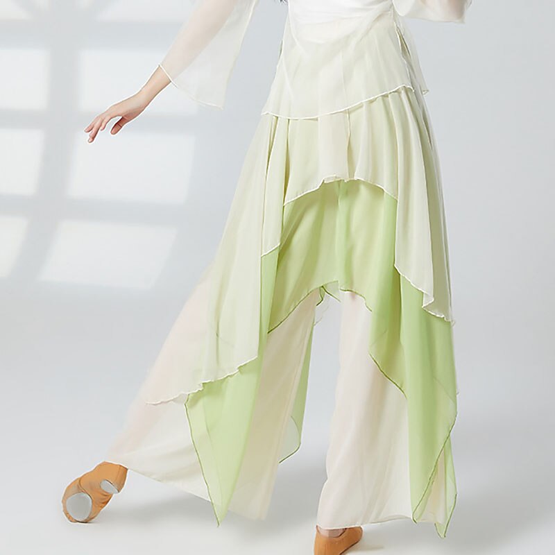 Activewear Pants Ruching Splicing Women's Performance Training High Polyester3