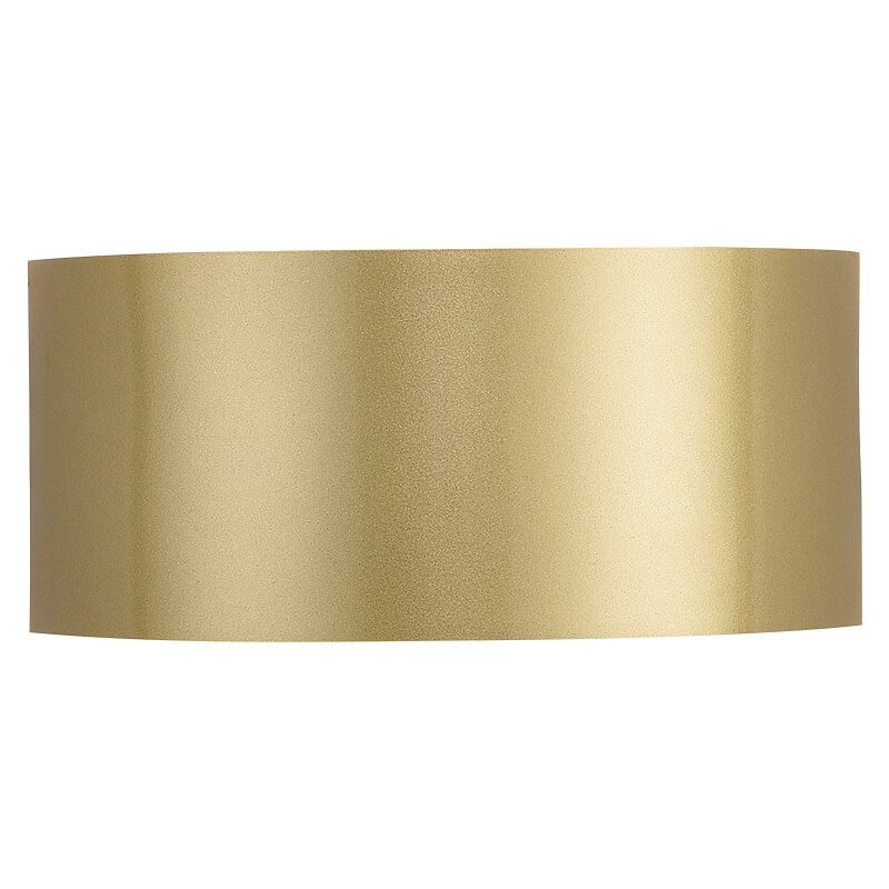 Lightinthebox LED Wall Sconce Gold Half-Cylinder Wall Light Fixture Postmodern 1 Light Metal Flush Wall Sconce Up and Down Wall Lights Copper Wall Lamps4