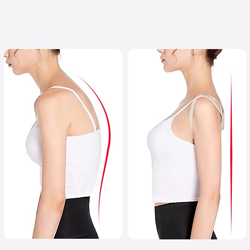 1PC Posture Corrector for Women and Men Adjustable Upper Back Brace for Posture Hunchback Support and Providing Pain Relief from Neck Shoulder and Upper Back2