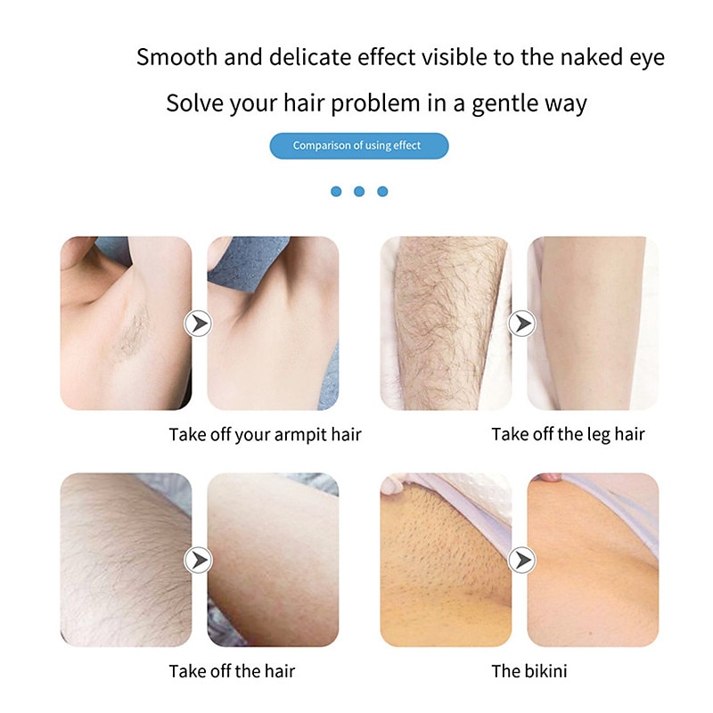 Facial Hair Remover for Women, Lip Eyebrow Trimmer Hair Remover Mini Shaver Epilator for Women4