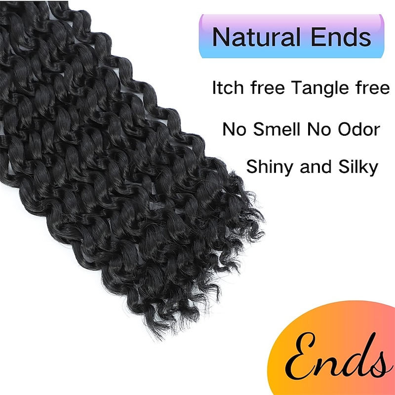 Passion Twist Hair 12 Inch Water Wave Crochet Hair for Black Women Short Passion Twist Crochet Hair for Butterfly Locs 8 Packs Bob Spring Twist Hair Synthetic Curly Crochet Passion Twist Braiding Hair4