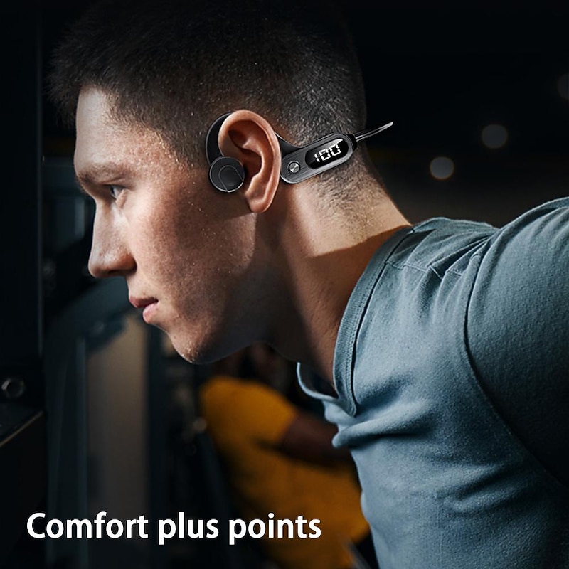 Bone Conduction Headphones Bluetooth 5.3 Wireless Ear Hook Headset IPX5 Waterproof Sport Earphones Lightweight Earbuds With Mic3