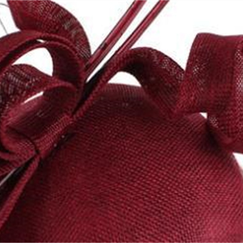 Fascinators Hats Headpiece Sinamay Formal Wedding Kentucky Derby Horse Race Church Elegant Glam Retro With Feather Headpiece Headwear3