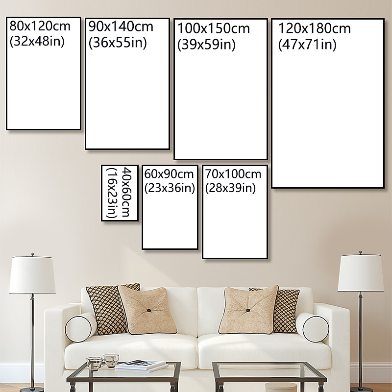 Mintura Handmade Mountain Oil Painting On Canvas Wall Art Decoration Modern Abstract Snow Landscape Picture For Home Decor Rolled Frameless Unstretched Painting2