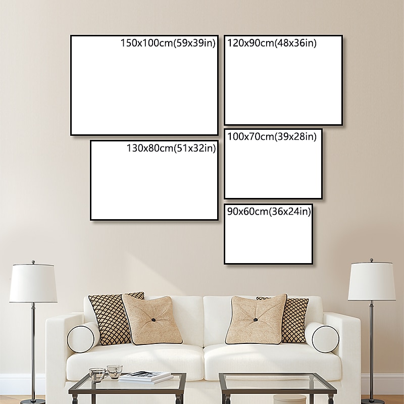 Oil Painting Handmade Hand Painted Wall Art Abstract Blue Tree Night Street Scenery Home Decoration Decor Rolled Canvas No Frame Unstretched2