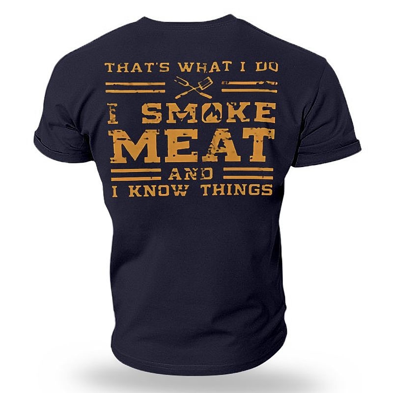 Men's Graphic Prints Funny Letter Print T Shirt Graphic Tee Cotton Short Sleeves Graphic Shirt Wine Black Navy Blue Comfortable Tee Vacation Street Fashion Designer Clothing3