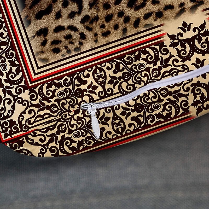 Animal Print Double Side Pillow Cover 2PC Soft Decorative Square Cushion Case Pillowcase for Bedroom Livingroom Sofa Couch Chair3