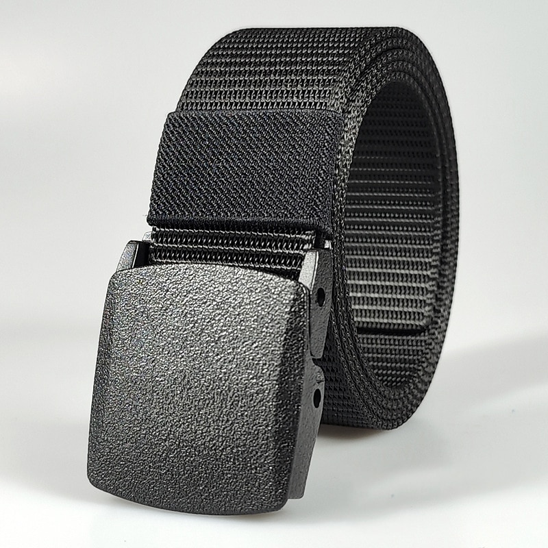 Men's Belt Tactical Belt Nylon Web Work Belt Black Yellow Knitted Fabric Military Army Plain Daily Wear Going out Weekend2
