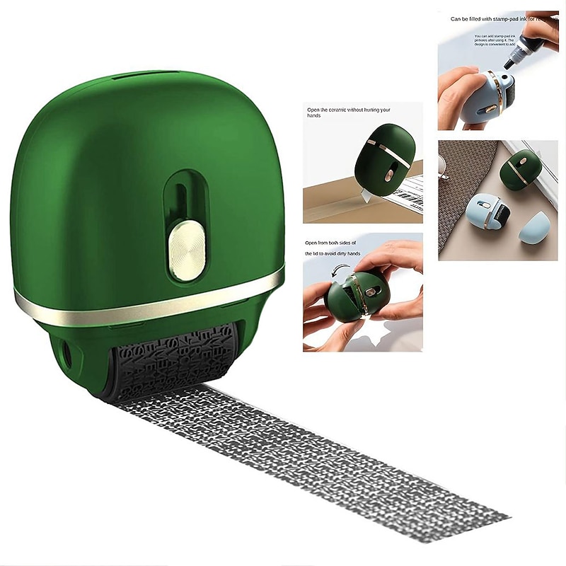 Identity Protection Roller Stamp For Identity Identification Shielding,Identity Theft Protection Stamp - Privacy Secret And Address Shielder