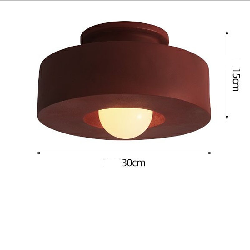 LED Ceilling Light Flush Mount Ceiling Light 30cm Resin LED Ceiling Light Modern Round Ceiling Light Ceiling Lamp for Living Room Corridor4