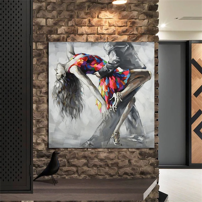 Tango Dancing Oil Painting Naked Sexy Woman Ballet Dancer Body Nude Oil Painting On Canvas Rolled Without Frame3