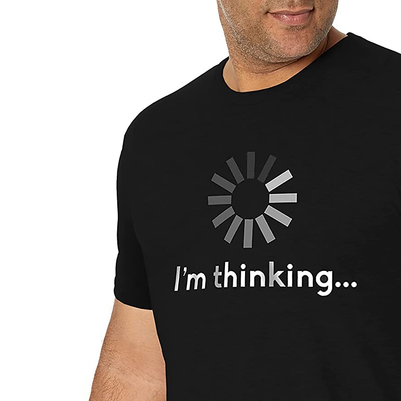 Men's Graphic Prints Funny Letter Print T Shirt Graphic Tee Cotton Short Sleeves Graphic Shirt Black Comfortable Tee Vacation Street Fashion Designer Clothing3