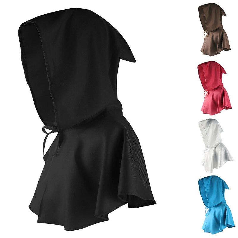 Retro Vintage Medieval Renaissance Shawls Witch Viking Priest Archery Fancy Dress Men's Viking Fantasy Walpurgis Night Masquerade Party Adults' Shawl