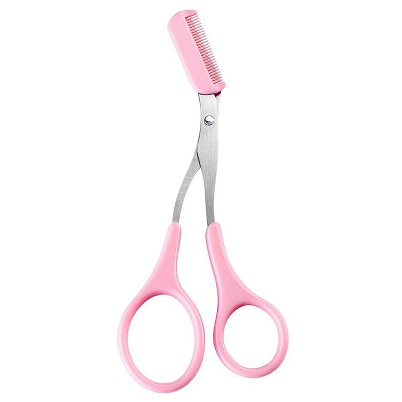 Eyebrow Trimmer Scissor With Comb Lady Woman Men Hair Removal Grooming Shaping Stainless Steel Eyebrow Remover Makeup Tool3