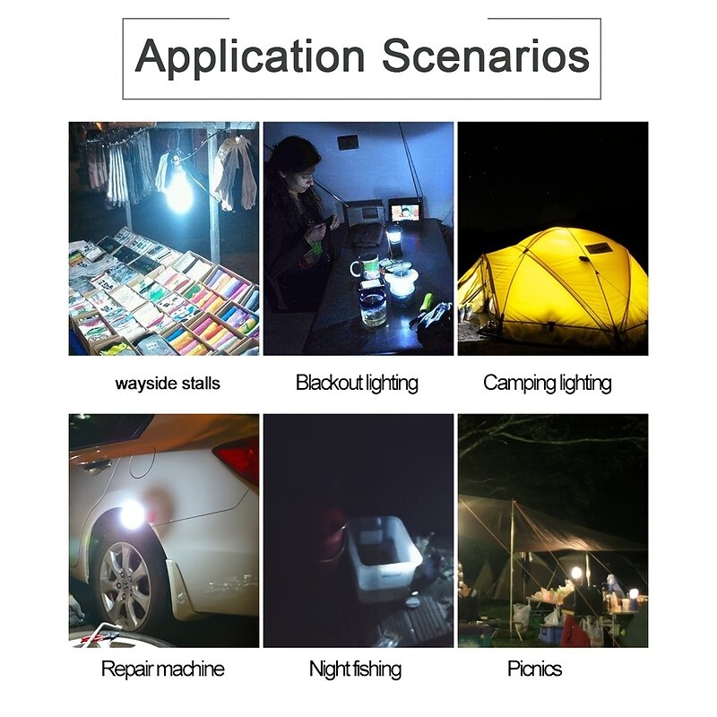 1pc 30 W LED Globe Bulbs 1000 lm USB 72 LED Beads SMD 5730 Waterproof Rechargeable Dimmable White 5 V / RoHS / CE Certified2