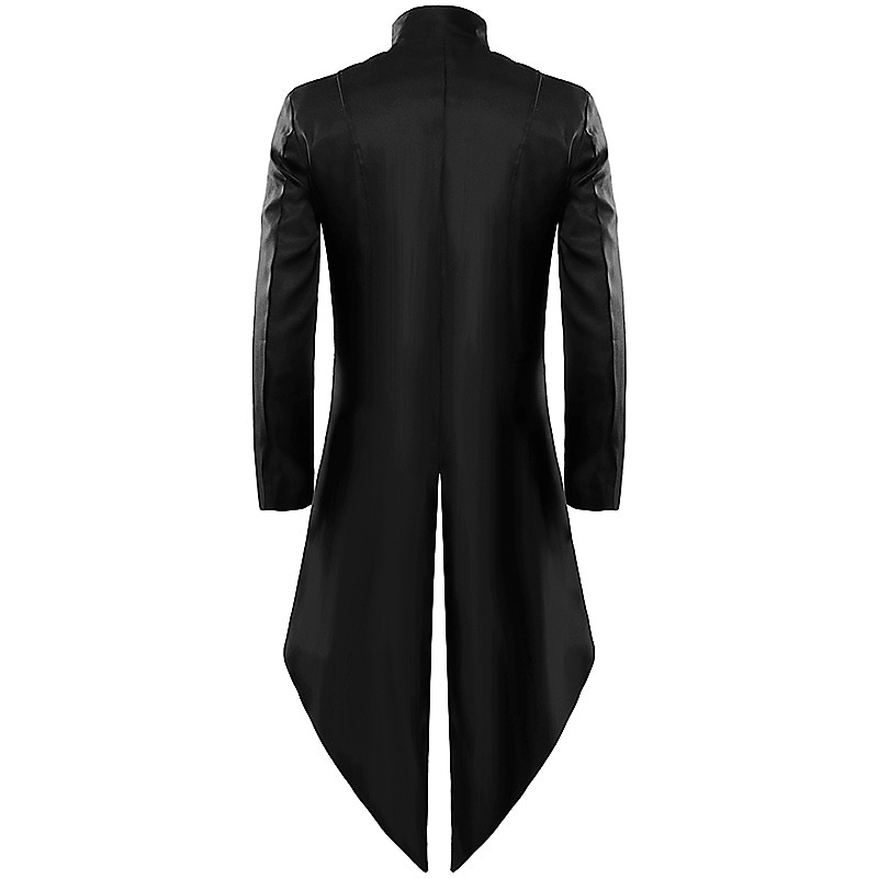 Punk & Gothic Medieval Steampunk Coat Trench Coat Plague Doctor Fancy Dress Men's Steampunk Masquerade Saint Patrick's Day Casual Daily Adults' Coat3